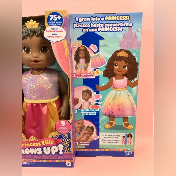 Baby Alive Princess Ellie Transforming Doll - Pink and Gold - Picture 4 of 6